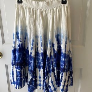 H&M , blue and white skirt in size Small